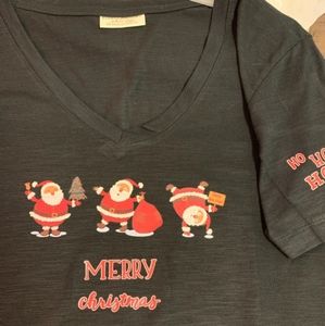 NWOT Handmade Women's Christmas Shirt 2X Bobbie Brooks